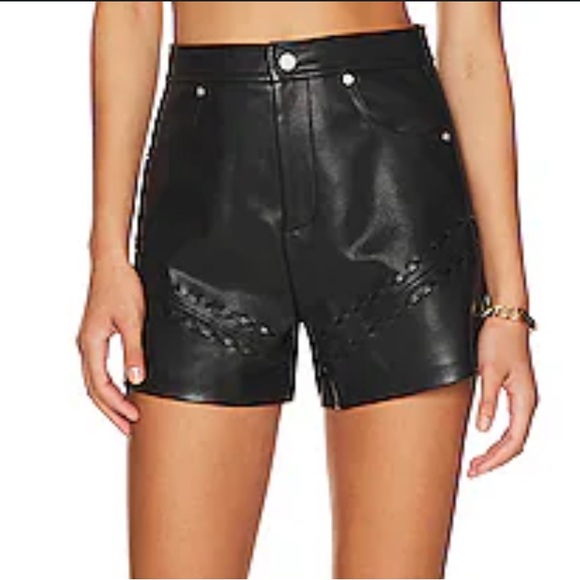Blank NYC Pants - BLANKNYC Faux Leather  Shorts